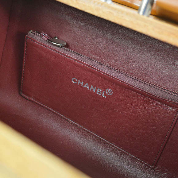 CHANEL 1996 Brown Wooden Vanity Handbag Box 84437 - Picture 9 of 11